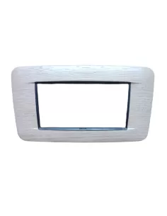 Vimar 20684.32 Plato Redondo 4 Módulos Roble Blanco